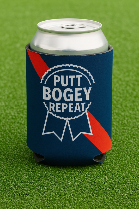 Golf Koozie, drink Koozie, front view